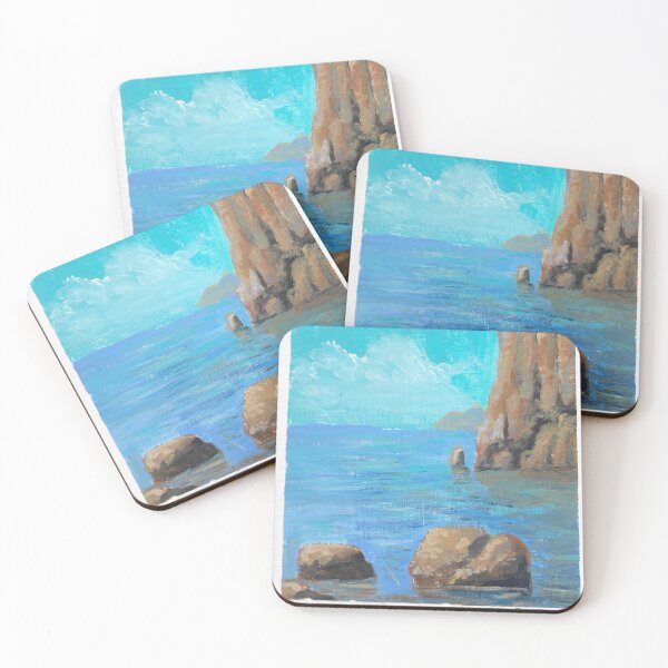 Item preview, Ocean Cliffs  designed and sold by ReneeDixonArt.
