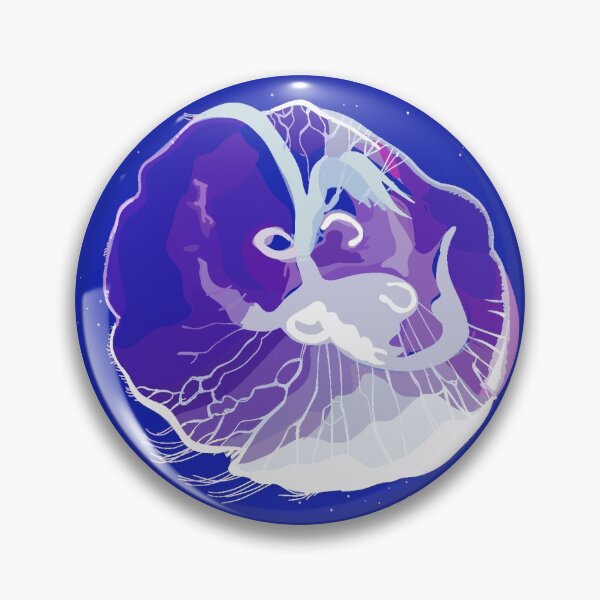 Item preview, Moon jellyfish digital painting  designed and sold by RIOKOTZU.