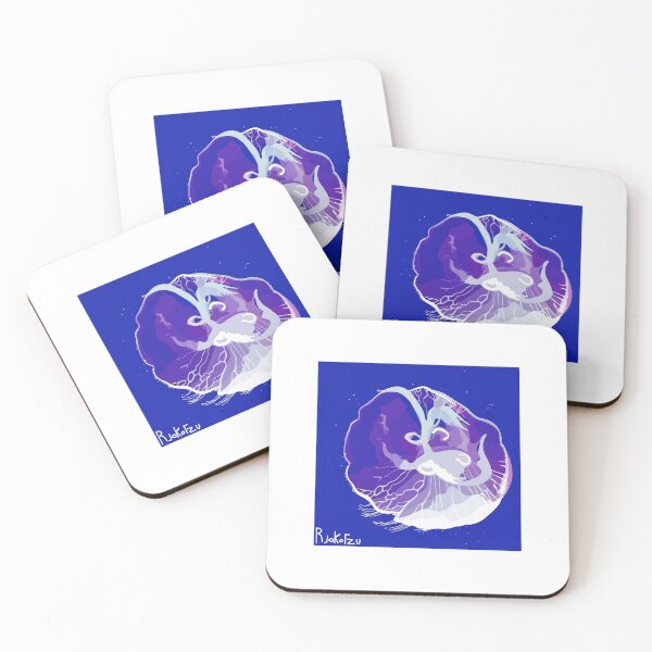 Item preview, Moon jellyfish digital painting  designed and sold by RIOKOTZU.