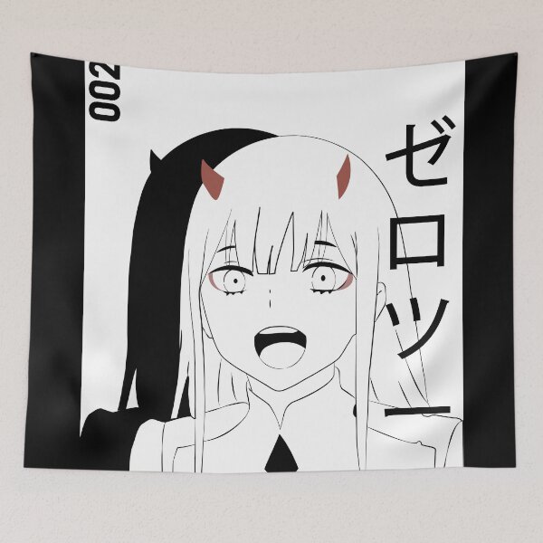 Item preview, Zero Two - Darling in the Franxx  designed and sold by lonelyweebshop.