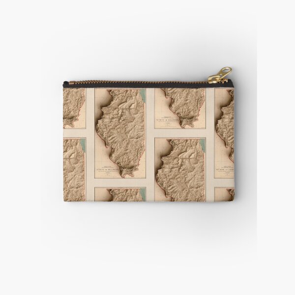 Item preview, 1911 Illinois Relief Map 3D digitally-rendered designed and sold by ThinkAboutMaps.