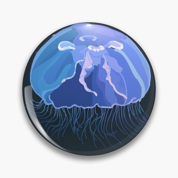 Item preview, Moon jellyfish digital painting 2 designed and sold by RIOKOTZU.