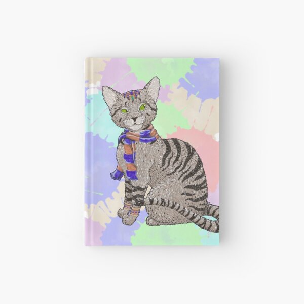 Scarf Cat Hardcover Journal