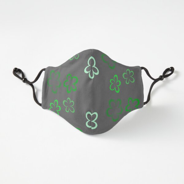 Funky Green Retro Flowers Sticker Pack Fitted 3-Layer