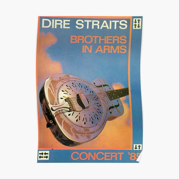 Dire Straits In Concert 1985 Poster