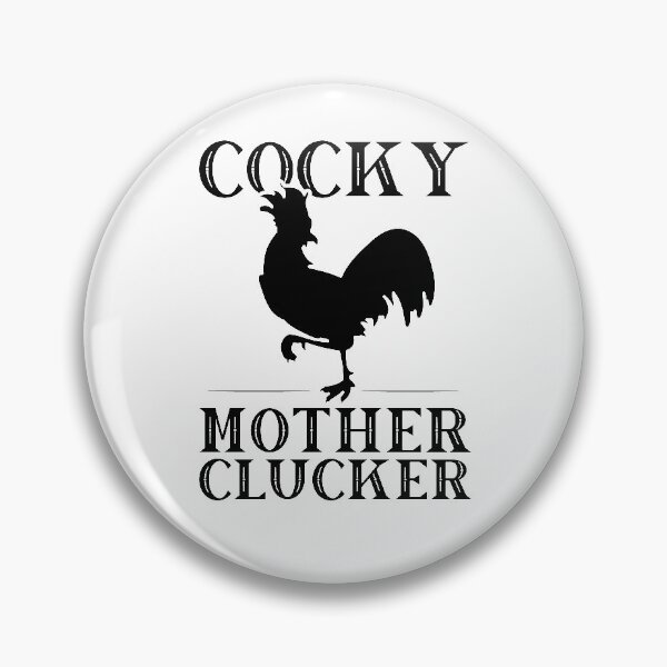 Item preview, Funny Chicken Cocky Mother Clucker Vintage Rooster designed and sold by Huhnerdieb Apparel.