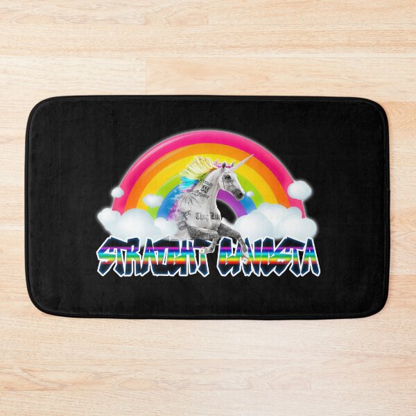 Item preview, unicorns are straight gangsta designed and sold by DerezzedDigital.