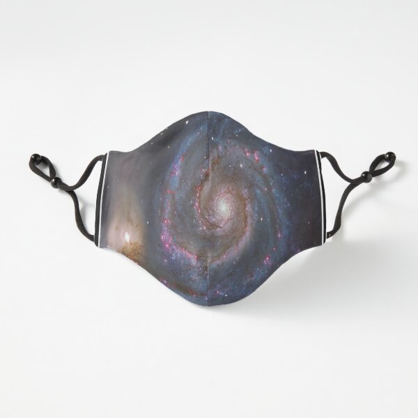 The #Whirlpool #Galaxy #SpiralGalaxy, Astronomy, Cosmology, AstroPhysics, Universe Fitted 3-Layer