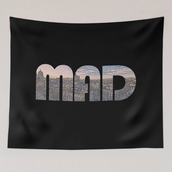 Item preview, Madrid, Spain MAD Cityscape  designed and sold by CrabbyLobster.