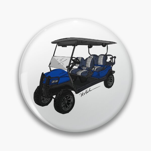 Item preview, Blue Grey and Black Golf Cart designed and sold by Michael Garber.