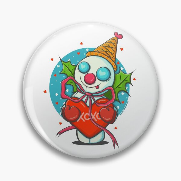 Artikelvorschau, Mr. Bingle New Orleans Schneemann mit Herz entworfen und verkauft von Matraskina.