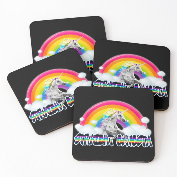 Item preview, unicorns are straight gangsta designed and sold by DerezzedDigital.