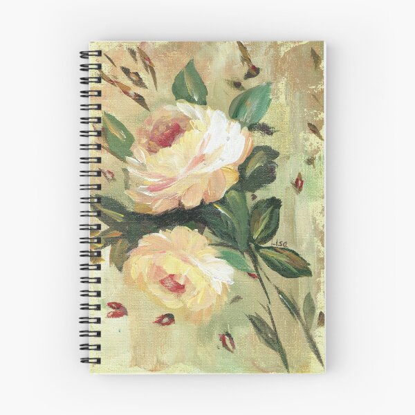 Artikelvorschau, Zwei gelbe Rosen auf einem gepunkteten Hintergrund entworfen und verkauft von Smalltownart.