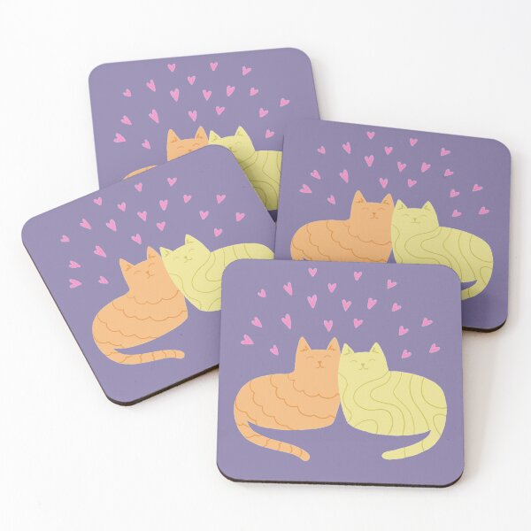 Item preview, Cuddle Kitties 2 (Orange & Yellow) designed and sold by SamHoweMeow.