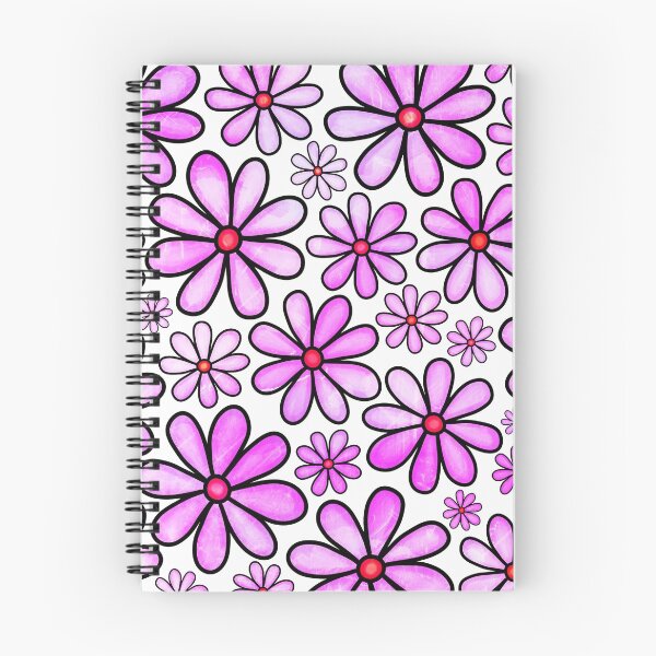 Item preview, Doodle Daisy Purple and Red Flowers designed and sold by Element85.