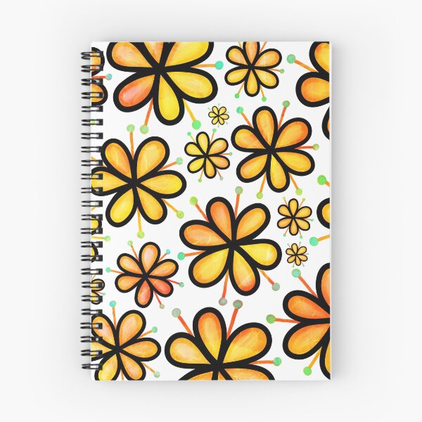Item preview, Doodle Daisy Yellow and Orange Flowers designed and sold by Element85.