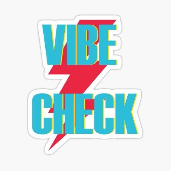 Vista previa del artículo con la obra «Vibe Check», diseñado y vendido por pelotonproblems.