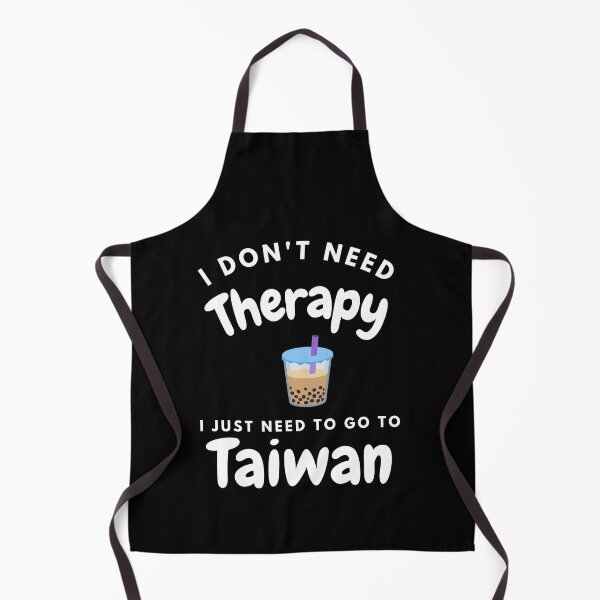 Item preview, I Don't Need Therapy I Just Need To Go To Bubble Tea Graphic Black Background designed and sold by Unworldly.