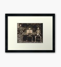 Victorian Skeletal Vignette Framed Print