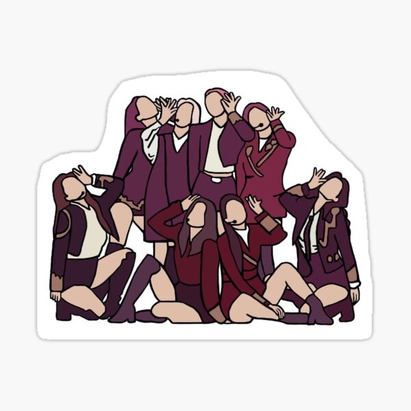 Twice Cry For Me Sticker By Honsool Art Redbubble