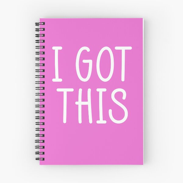 Item preview, I GOT THIS - White on Pink designed and sold by Whoopsidoodle.