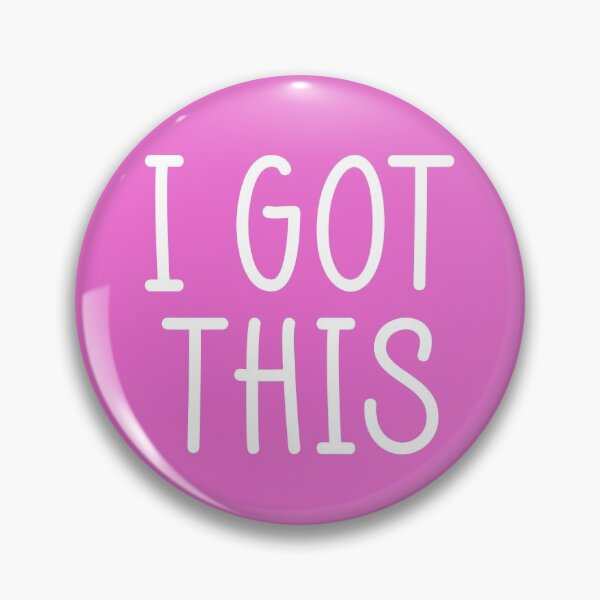 Item preview, I GOT THIS - White on Pink designed and sold by Whoopsidoodle.