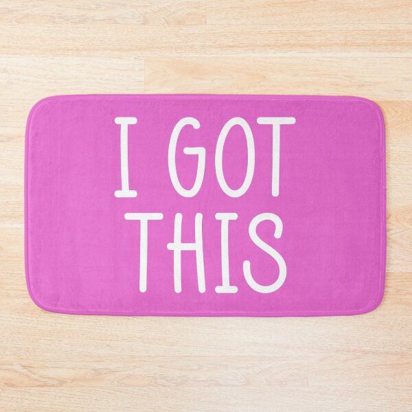 Item preview, I GOT THIS - White on Pink designed and sold by Whoopsidoodle.