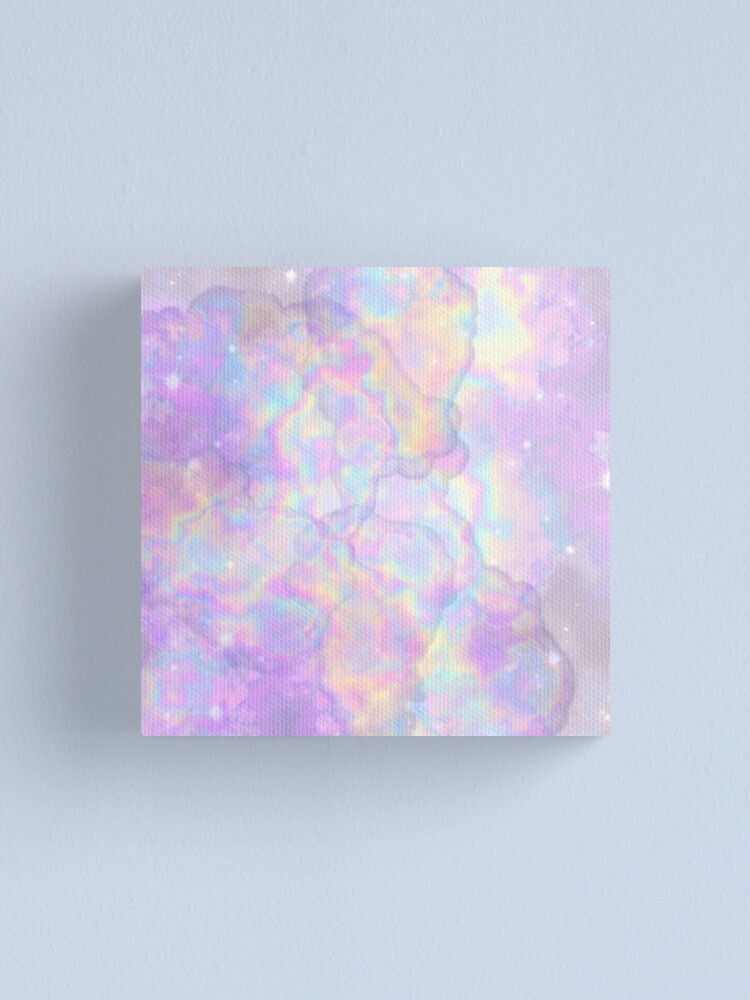 Thumbnail 2 of 3, Canvas Print, Pastel Marble designed and sold by FrootLoopSoup.