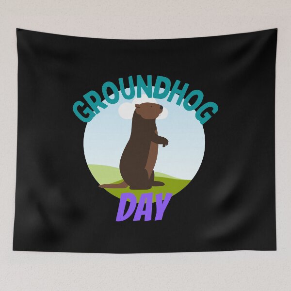 Item preview, Groundhog Day - Groundhogday design designed and sold by Brat-Cat-Shirts.