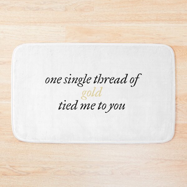 Item preview, one single thread of gold tied me to you designed and sold by swagnstickers.