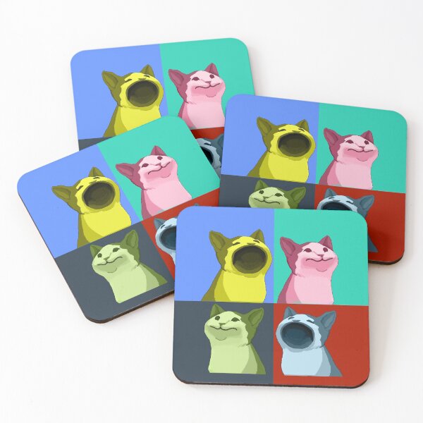 Item preview, Pop Cat Meme designed and sold by NevermindOnArt.