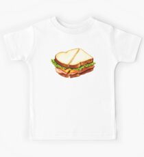 Ham Sandwich Pattern Kids Tee