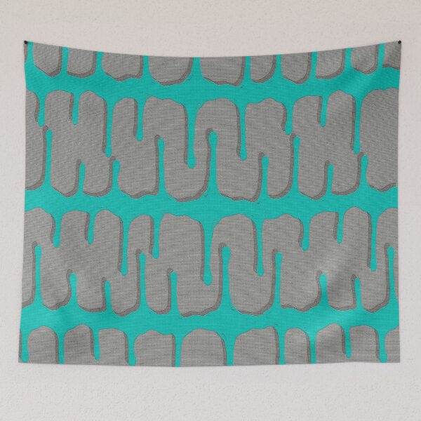 Item preview, teal drip designed and sold by Coffinstaple.