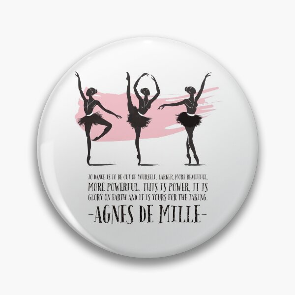 Item preview, Agnes De Mille Dance Quote designed and sold by Dollfacedesign.