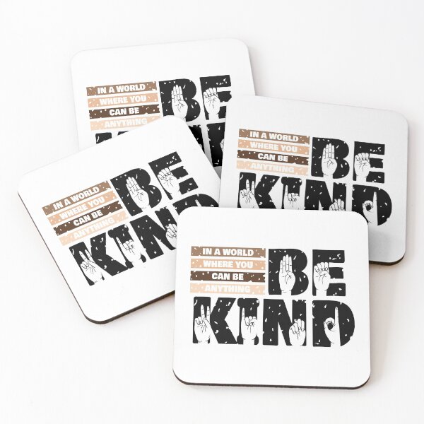 Item preview, Be Kind-BLM American Sign Language gift idea for supporters of the BLM movent designed and sold by BRtisticDesigns.
