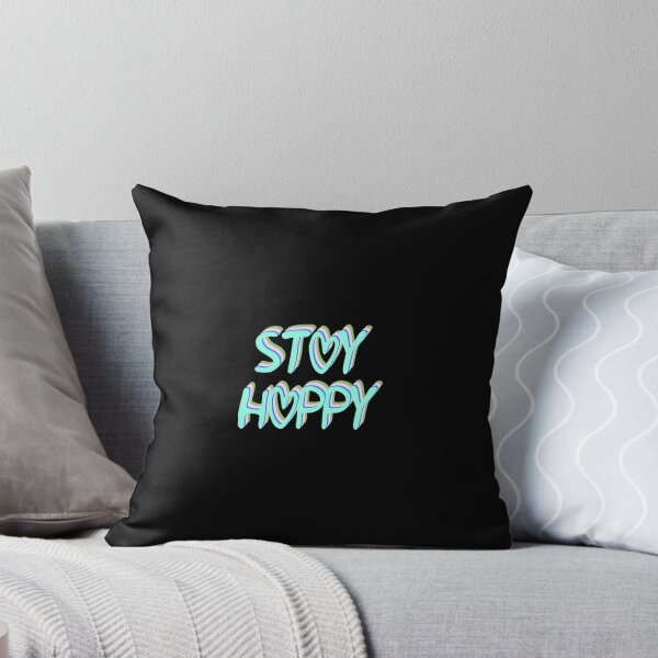 Item preview, Stay Happy Hearts Text Multicolor 3 designed and sold by everything4eva.