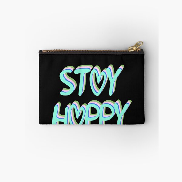 Item preview, Stay Happy Hearts Text Multicolor 3 designed and sold by everything4eva.