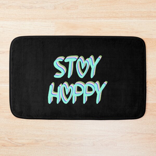 Item preview, Stay Happy Hearts Text Multicolor 3 designed and sold by everything4eva.