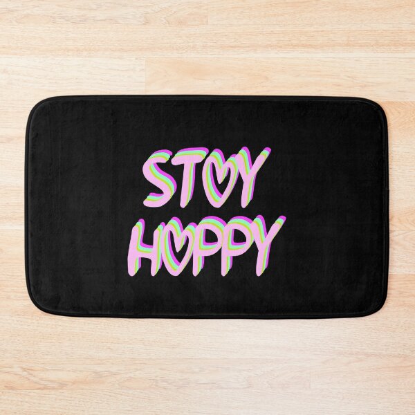 Item preview, Stay Happy Hearts Text Multicolor 8 designed and sold by everything4eva.