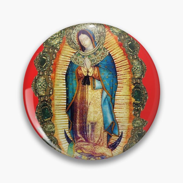 Item preview, Our Lady of Guadalupe Mexican Virgin Mary Mexico Angels Tilma Aztec Queen of Heaven designed and sold by hispanicworld.