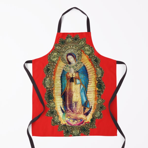 Item preview, Our Lady of Guadalupe Mexican Virgin Mary Mexico Angels Tilma Aztec Queen of Heaven designed and sold by hispanicworld.