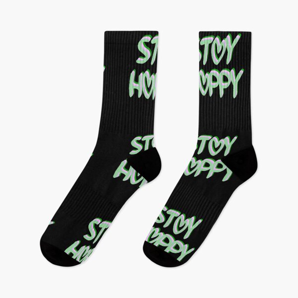 Item preview, Stay Happy Hearts Text Multicolor 9 designed and sold by everything4eva.