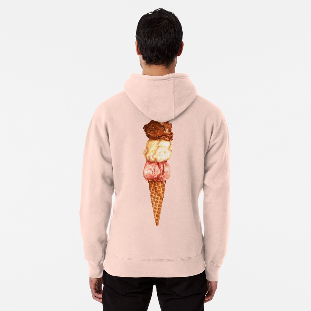 Ice cream neapolitan on sale hoodie