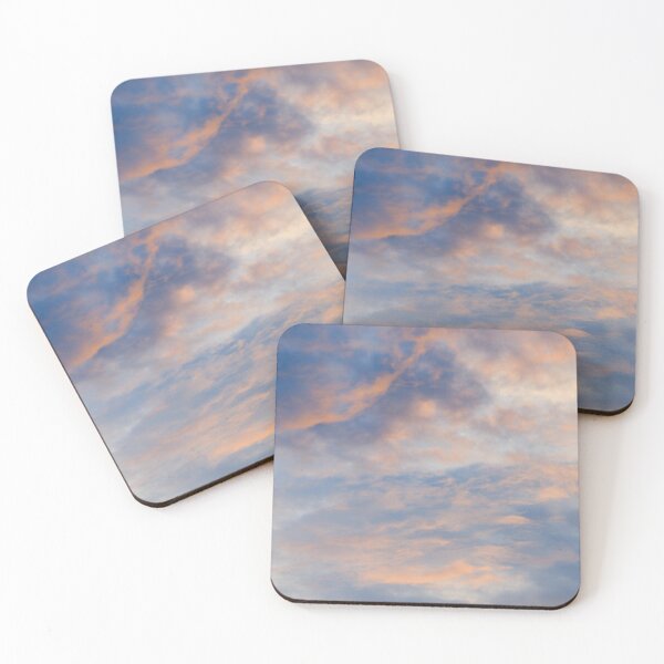Item preview, Pastel Colored (Blue Orange) Clouds Sunset designed and sold by aprlchrstn.