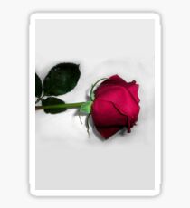 Single rose Sticker