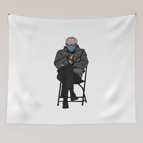 Item preview, Bernie Sanders in his Mittens Digital Art designed and sold by Rebekah Moses.