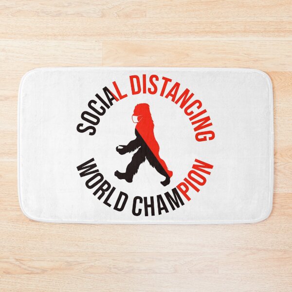 Item preview, Bigfoot Social Distancing World Champion gift for Bigfoot lovers designed and sold by BRtisticDesigns.