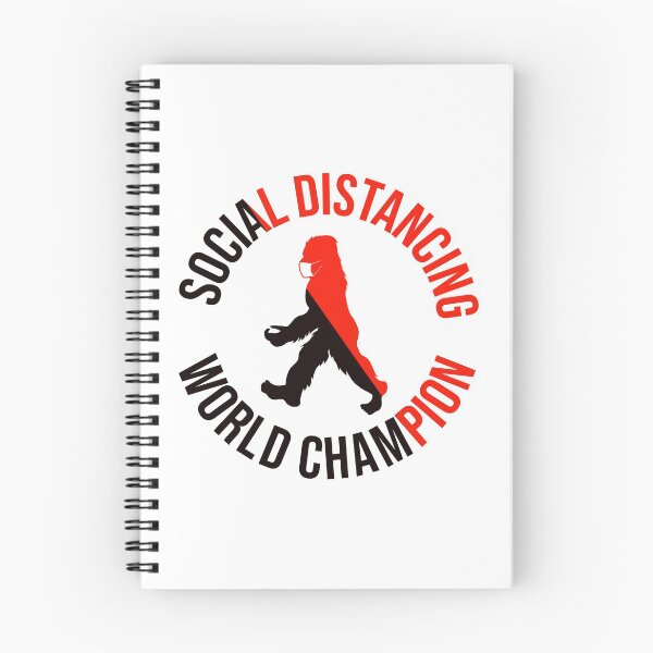 Item preview, Bigfoot Social Distancing World Champion gift for Bigfoot lovers designed and sold by BRtisticDesigns.