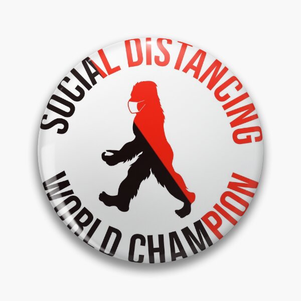 Item preview, Bigfoot Social Distancing World Champion gift for Bigfoot lovers designed and sold by BRtisticDesigns.