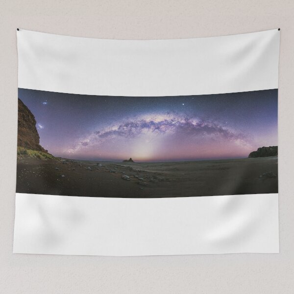 Item preview, Karekare Beach Milky Way Arch Panorama designed and sold by TUXXY.